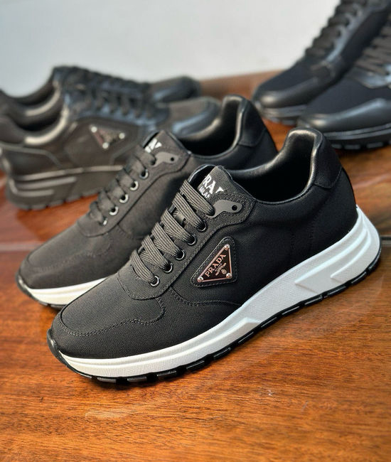 Prada Premium Durable Casual Sneakers with Soft Insole