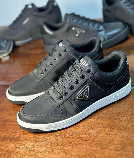 Prada Breathable Casual Sneakers with Durable TPU Outsole