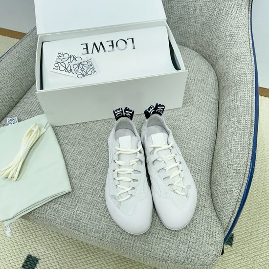 Hermes Premium Leather Low Top Climbing Style Casual Sneakers