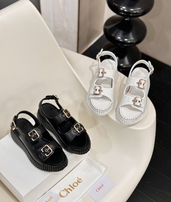 Chloe Genuine Leather Casual Sandals with Comfortable Lightweight Sole