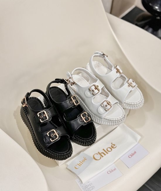 Chloe Genuine Leather Casual Sandals with Comfortable Lightweight Sole