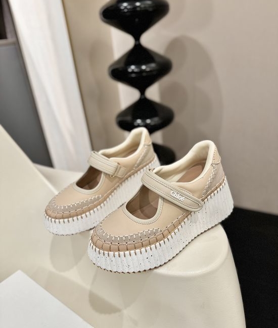 Chloe Breathable Leather Casual Shoes Lightweight Comfortable Sole