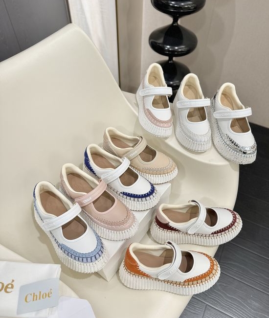 Chloe Genuine Leather Classic Footwear with High Comfortable Sole