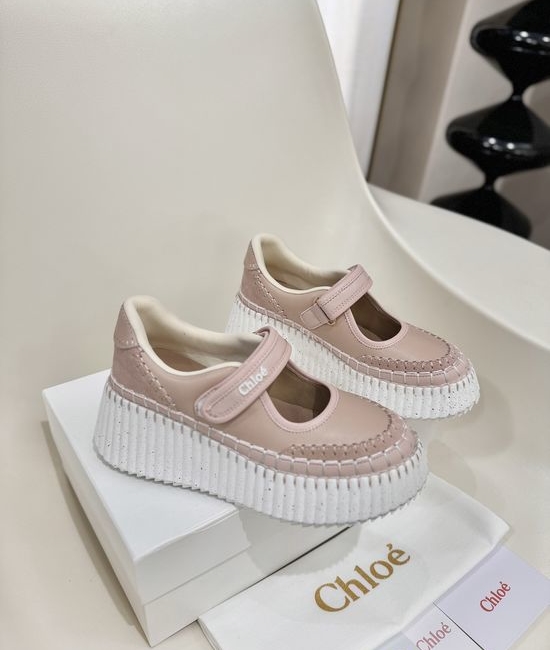 Chloe Breathable Leather Casual Shoes Lightweight Comfortable Sole