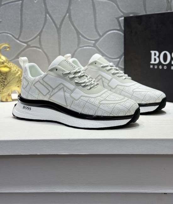 Boss Breathable Mesh Comfortable Driving Casual Fashion Walking Shoes