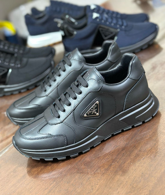 Prada Lightweight Cushioned Sneakers with Removable Insole