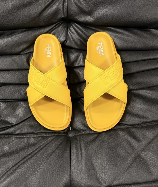 Fendi Soft Comfortable Casual Daily Wear Slide Sandals
