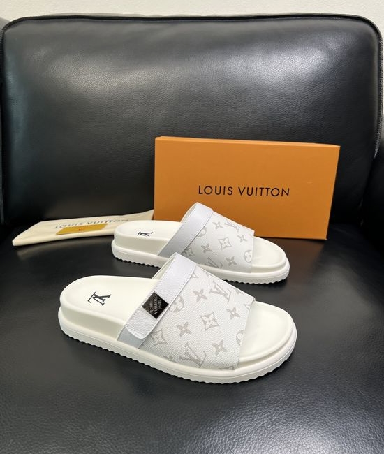Louis Vuitton LV Color Block Soft Lining Comfortable Slide Sandals