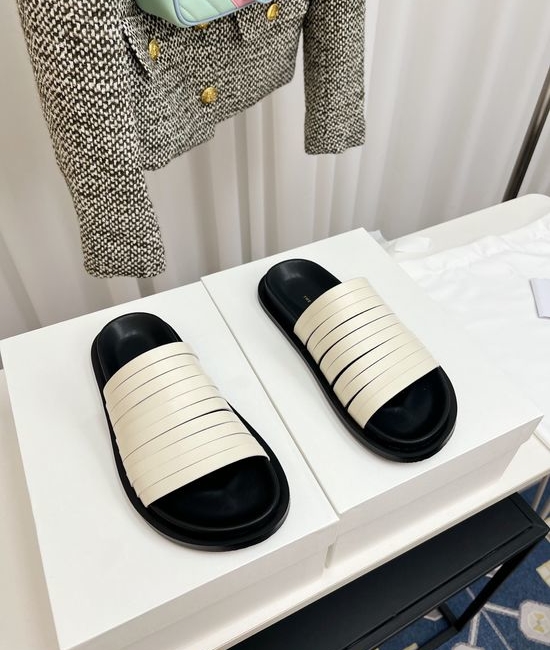 The Row Architectural Inspired Woven Leather Shoes