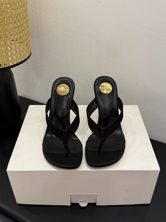 Yves Saint Laurent Chic High-Heeled Sandals with Metal Accents
