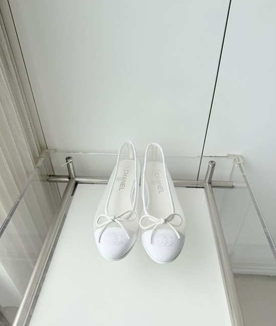 Chanel Classic Leather Sole Ballet Flats