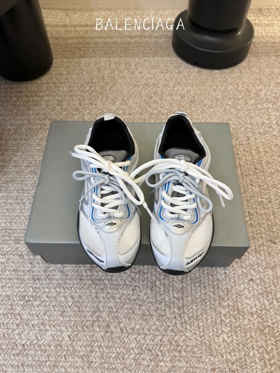 Balenciaga Futuristic Design Sneakers with Double Lacing
