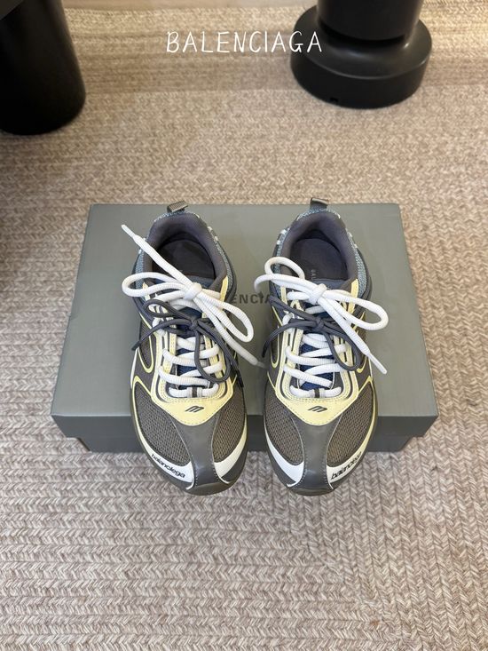 Balenciaga Futuristic Design Sneakers with Double Lacing