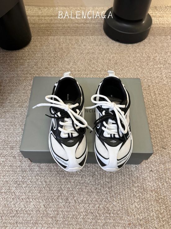 Balenciaga Futuristic Design Sneakers with Double Lacing