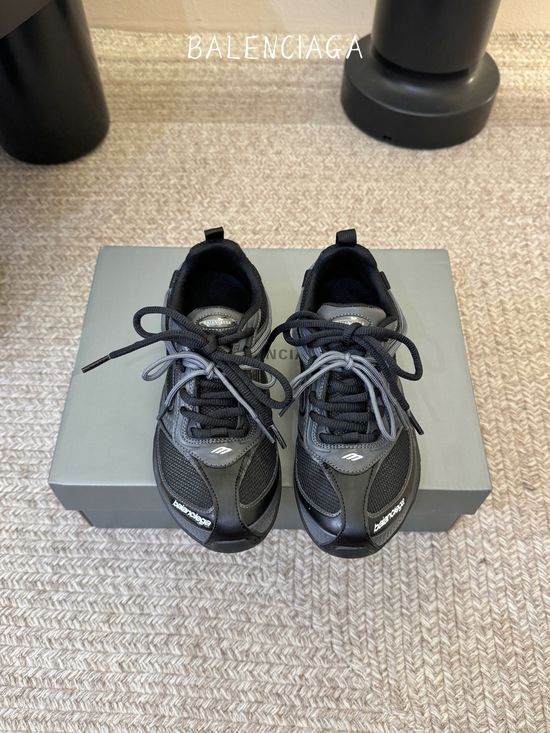 Balenciaga Futuristic Design Sneakers with Double Lacing