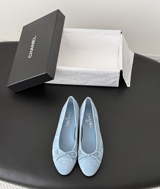 Chanel Classic Elegant Comfortable Flat Ballet Shoes