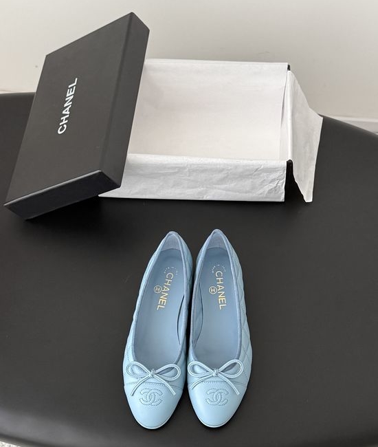 Chanel Classic Round Toe Comfortable Flat Ballet Shoes