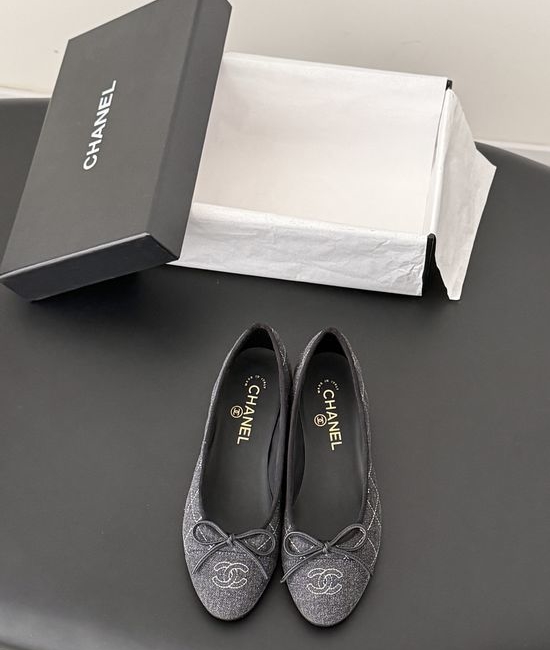 Chanel Classic Round Toe Comfortable Flat Ballet Shoes