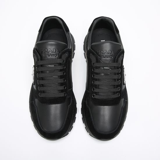 Prada Top-Quality Leather Shoes with Original Factory Soles