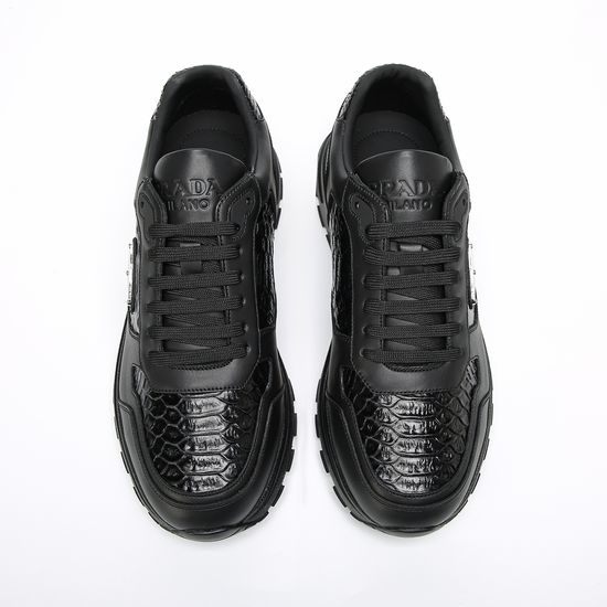 Prada Top-Quality Leather Shoes with Original Factory Soles