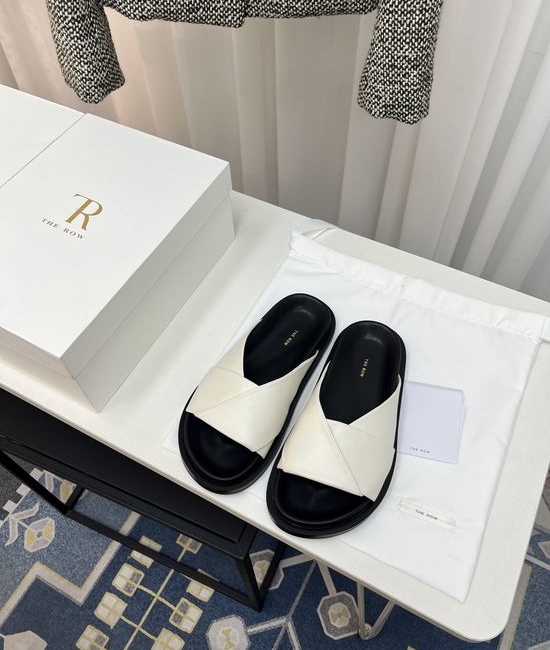 The Row Architectural Inspired Woven Leather Shoes