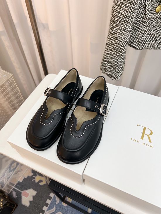 The Row Vintage Loafers with Handcrafted Metal Rivets