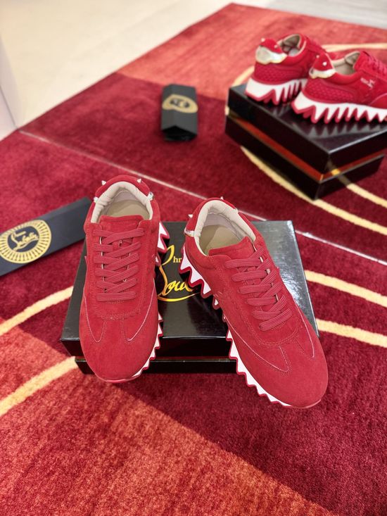 Christian Louboutine Customized Shark Sole Shoes with Premium Materials