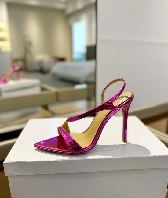 Gianvito Rossi Classic Mule High Heels With Premium Leather Outsole