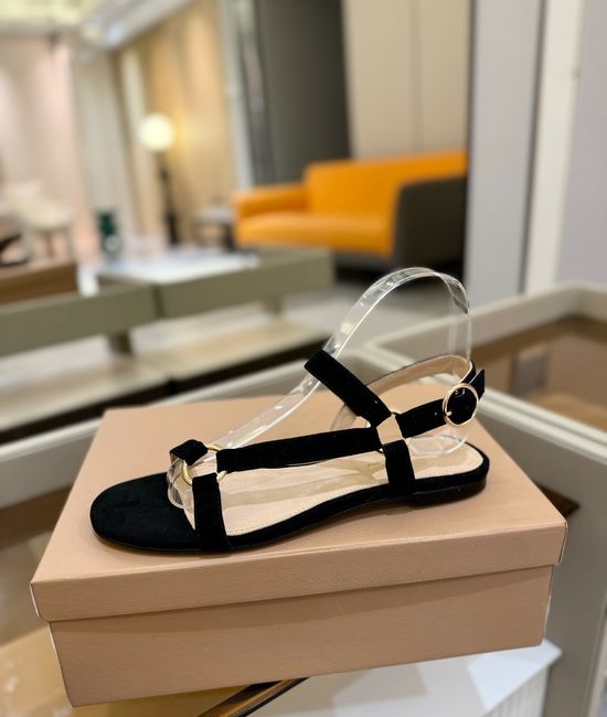 Gianvito Rossi Soft Leather Low Heel Elegant Daily Shoes