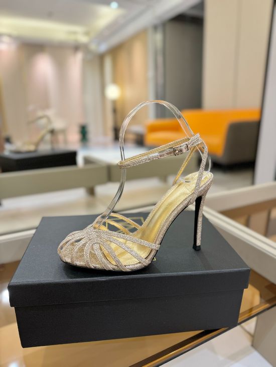 Alevi Milano Elegant Strap High Heel Sandals with Real Leather Sole