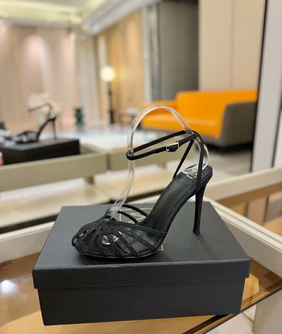 Alevi Milano Elegant Strap High Heel Sandals with Real Leather Sole