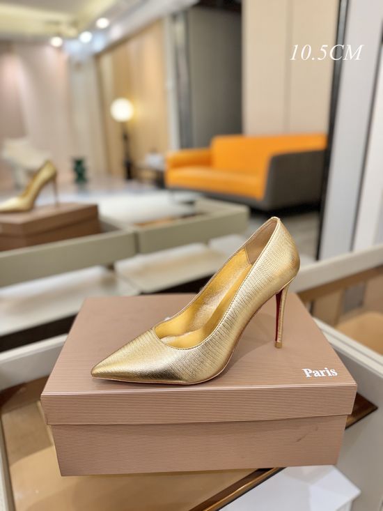 Christian Louboutine Elegant Classic Pumps Red Sole Leather Outsole