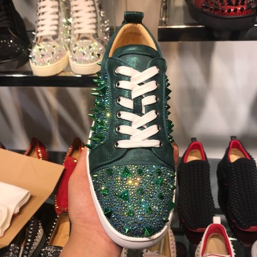 Christian Louboutin Low Top Studded Casual Shoes