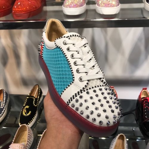 Christian Louboutin Low Top Studded Casual Shoes