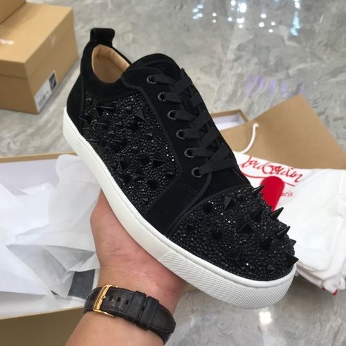 Christian Louboutin Low Top Studded Casual Shoes