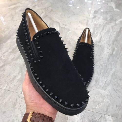 Christian Louboutin Low Top Studded Casual Shoes