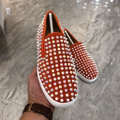 Christian Louboutin Low Top Studded Casual Shoes
