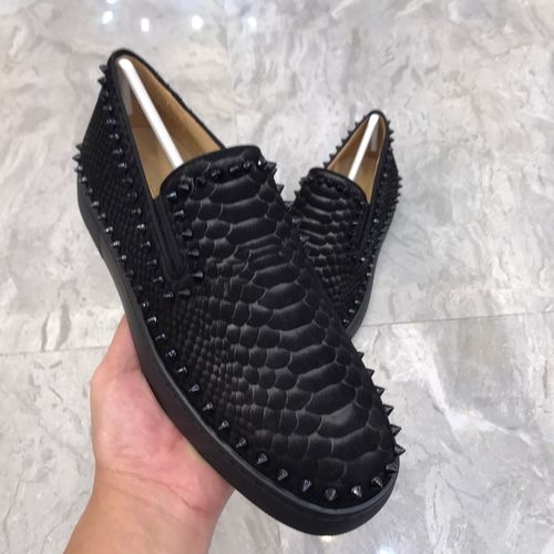 Christian Louboutin Low Top Studded Casual Shoes