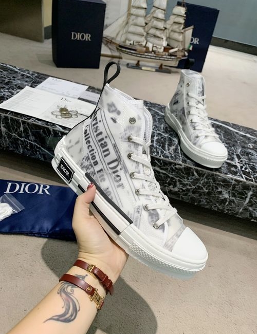 Christian Dior CD Top Quality Couple Casual Shoes With Logo