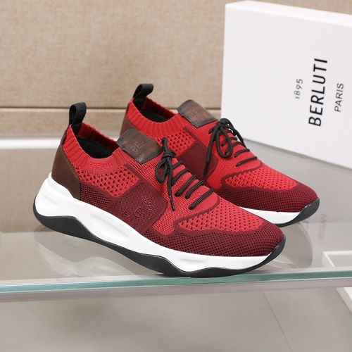 Berluti Shadow Knit Sneakers
