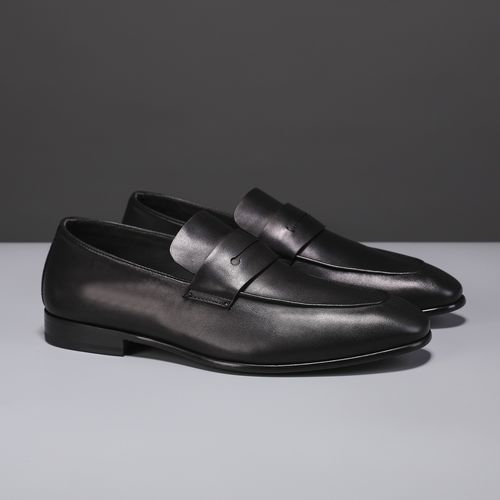 Zegna L Asola Nappa Leather Loafers