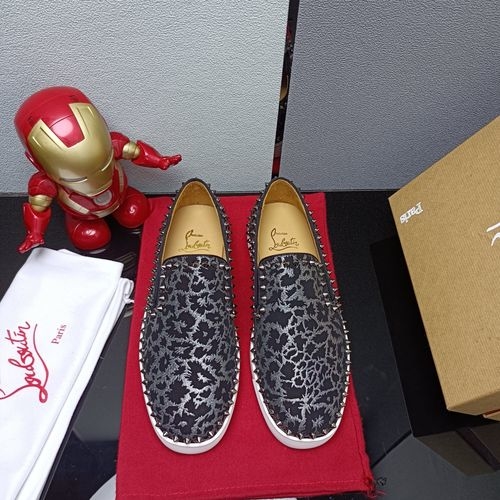 Christian Louboutin Low-top Spike Red Sole Shoes