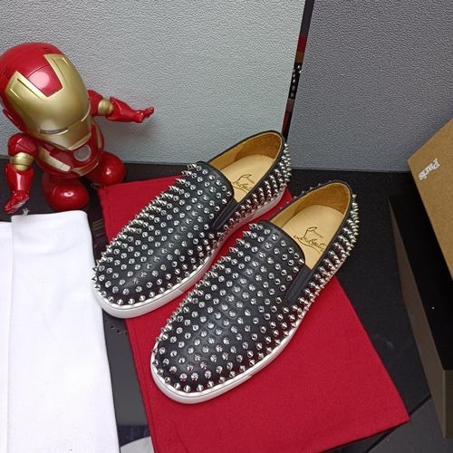 Christian Louboutin Low-top Spike Red Sole Shoes