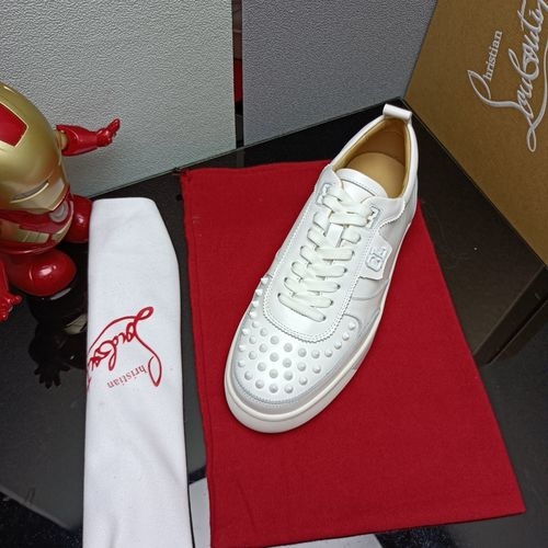 Christian Louboutin Low-top Spike Red Sole Shoes