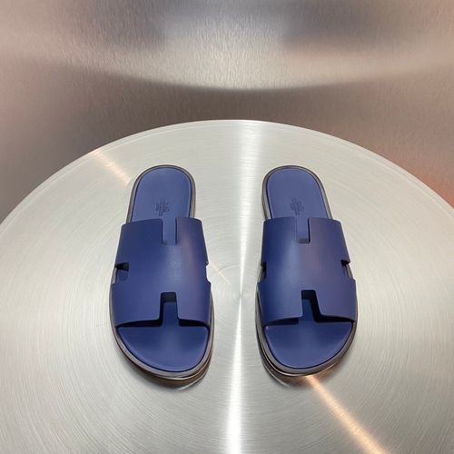 Hermes Classic H Slippers With Leather Outsole