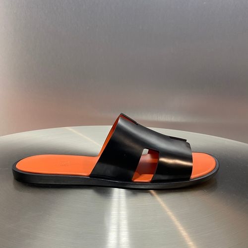 Hermes Classic H Slippers With Leather Outsole