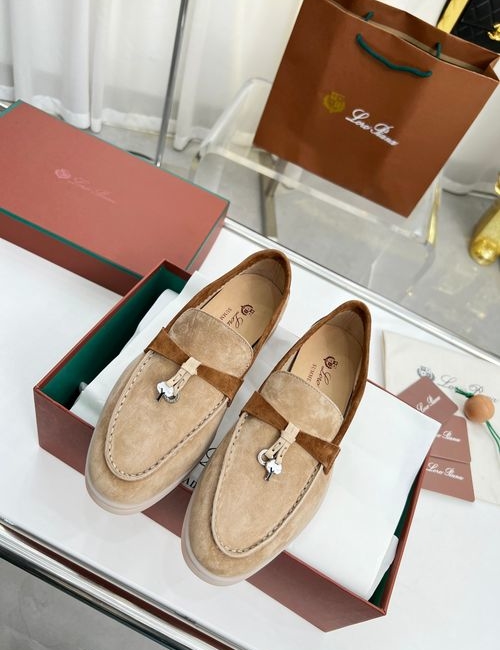 Loro Piana LP Premium Cashmere Hand-stitched Casual Shoes