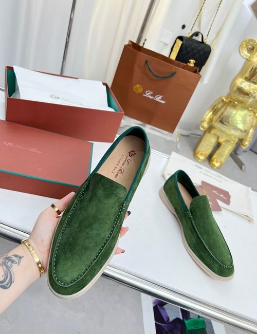 Loro Piana LP Premium Cashmere Hand-stitched Casual Shoes