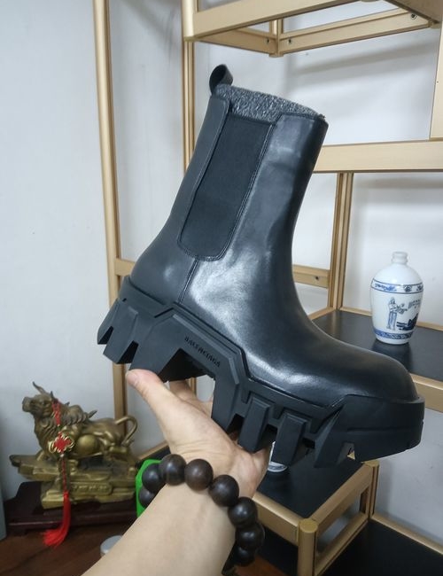 Balenciaga Black Logo Sport Shoes With Thick Sole