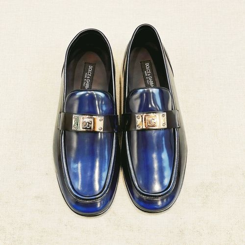 Dolce & Gabbana DG Genuine Leather Shoes With Top-Quality Sole